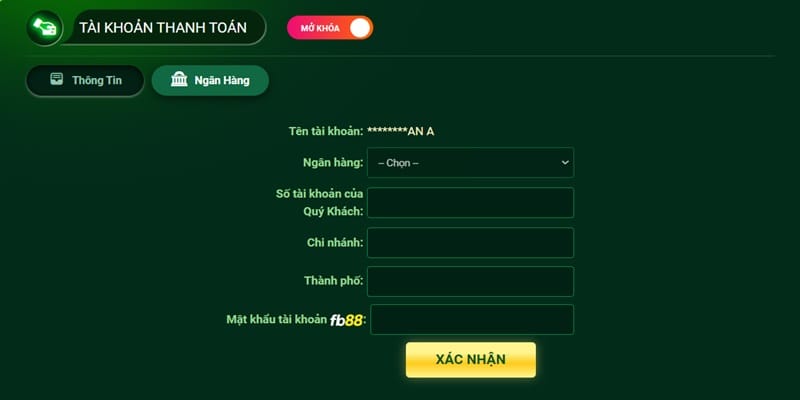 Người dùng liên kết cùng tài khoản ngân hàng